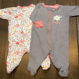 💜3/$15 Gerber Footies Zip Up Bundle(2)